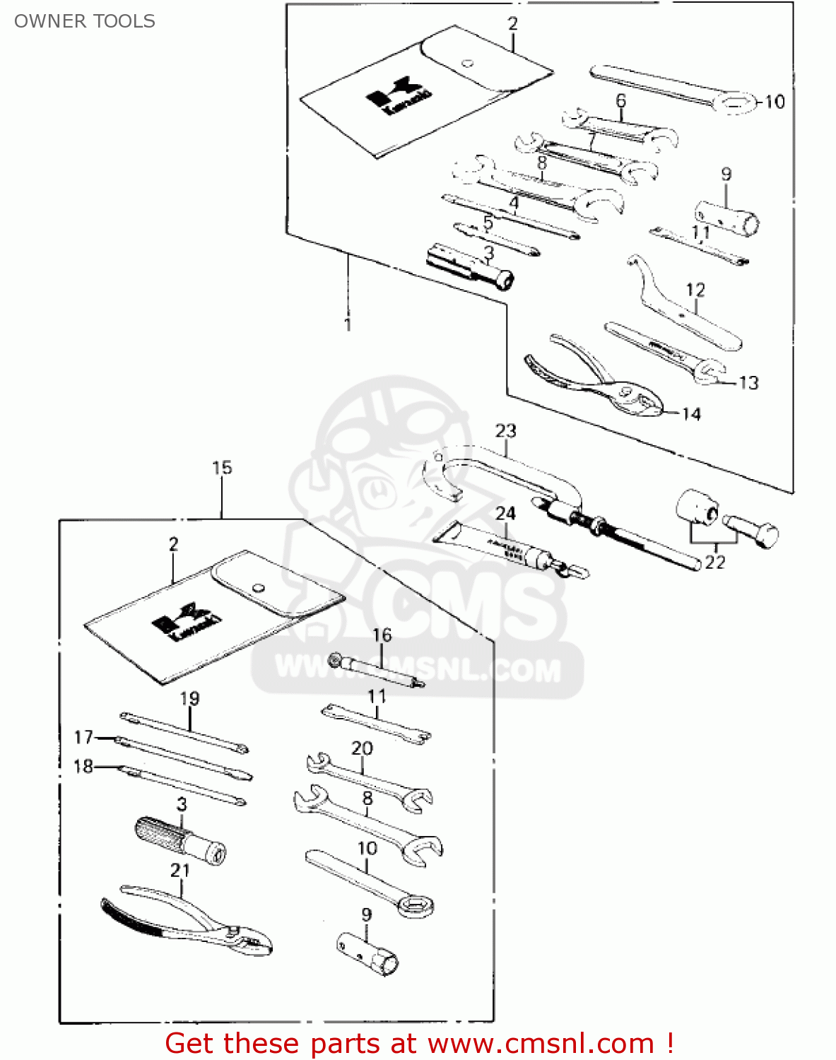 OWNER TOOLS KE100-A9 KE100 1980 CANADA