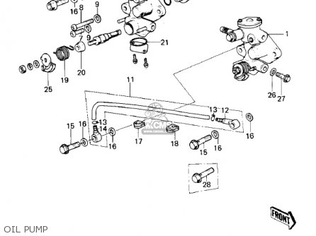 OIL PUMP - KE100-A9 KE100 1980 CANADA