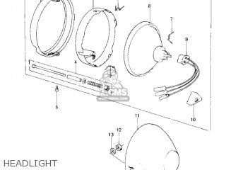 HEADLIGHT - KE100-A9 KE100 1980 CANADA