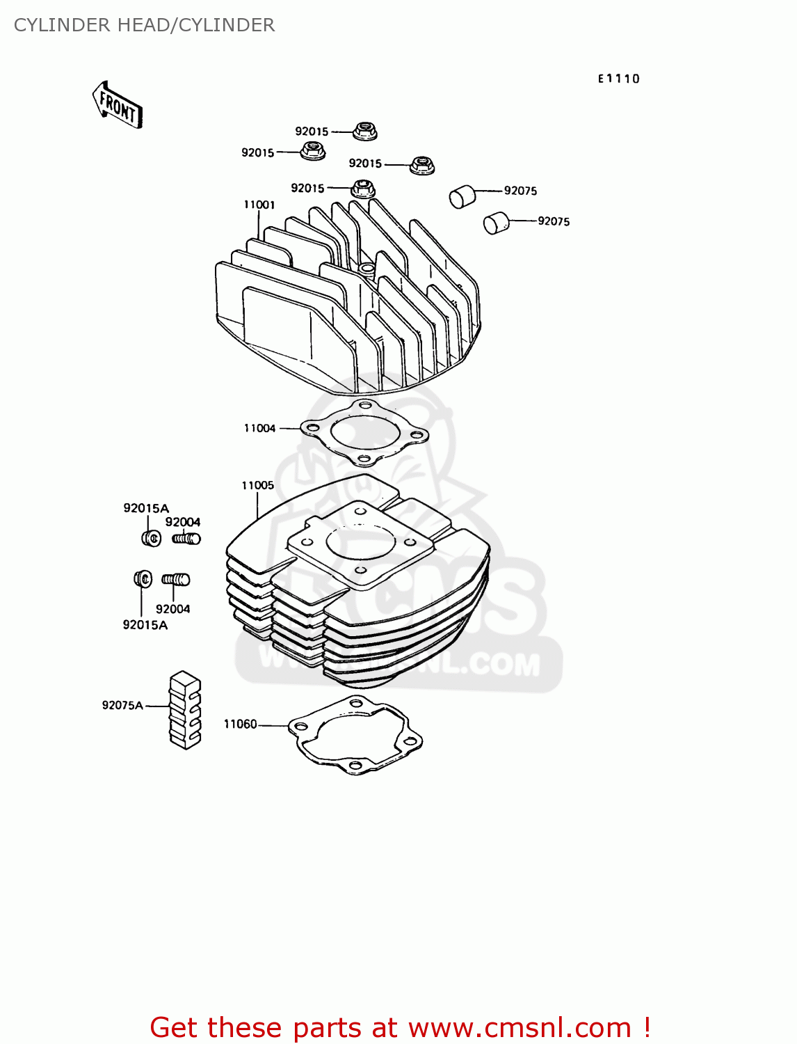 CYLINDER HEAD/CYLINDER KE100-B10 1991 UNITED KINGDOM