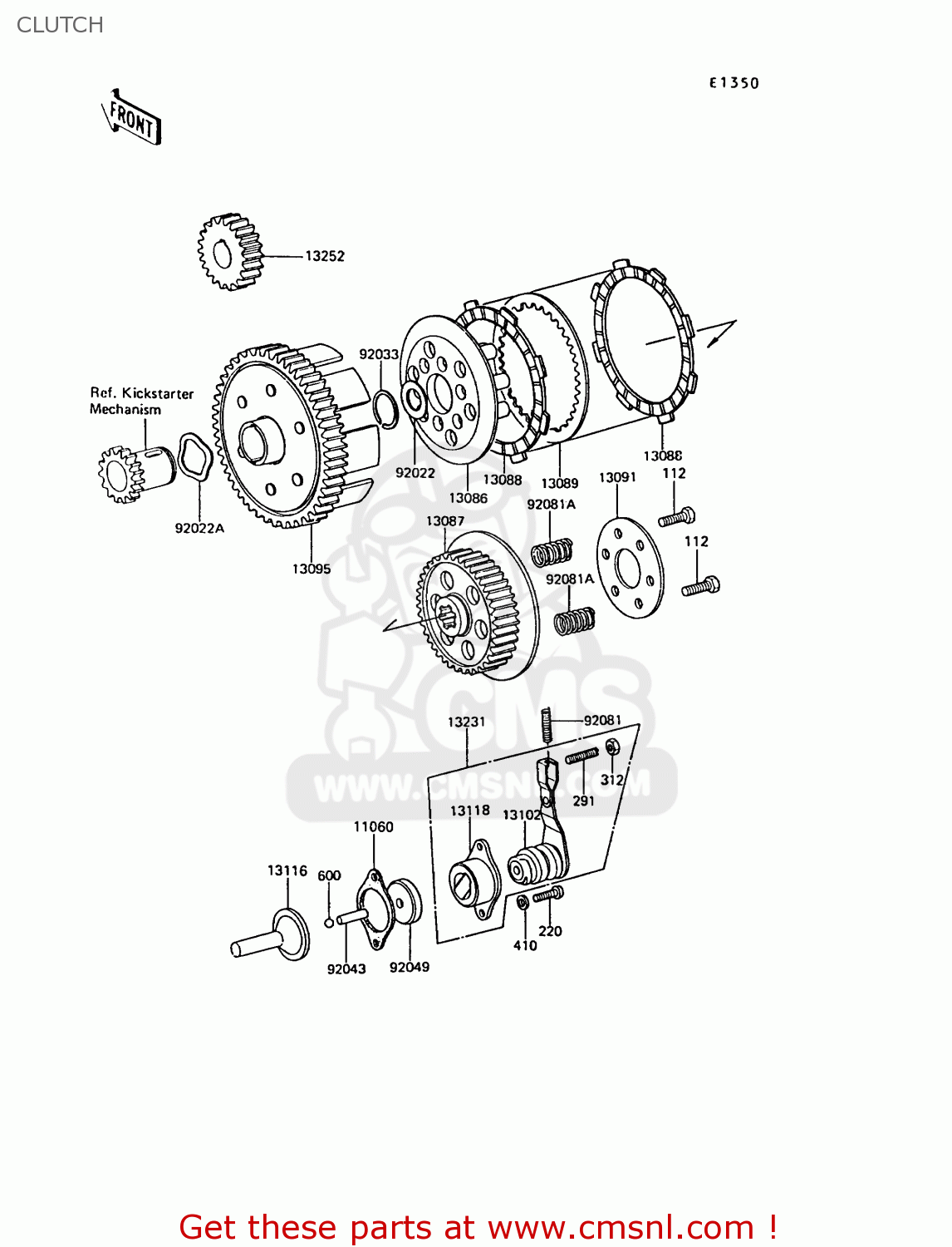 CLUTCH KE100-B10 1991 UNITED KINGDOM