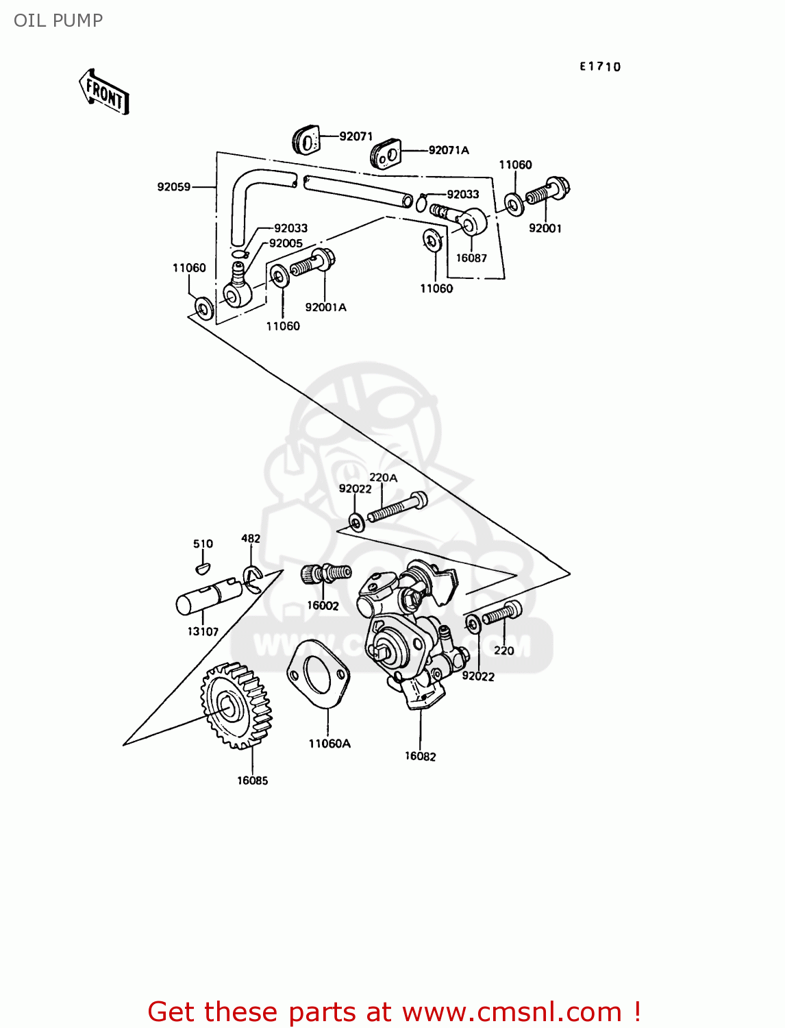 OIL PUMP KE100-B10 1991 UNITED KINGDOM