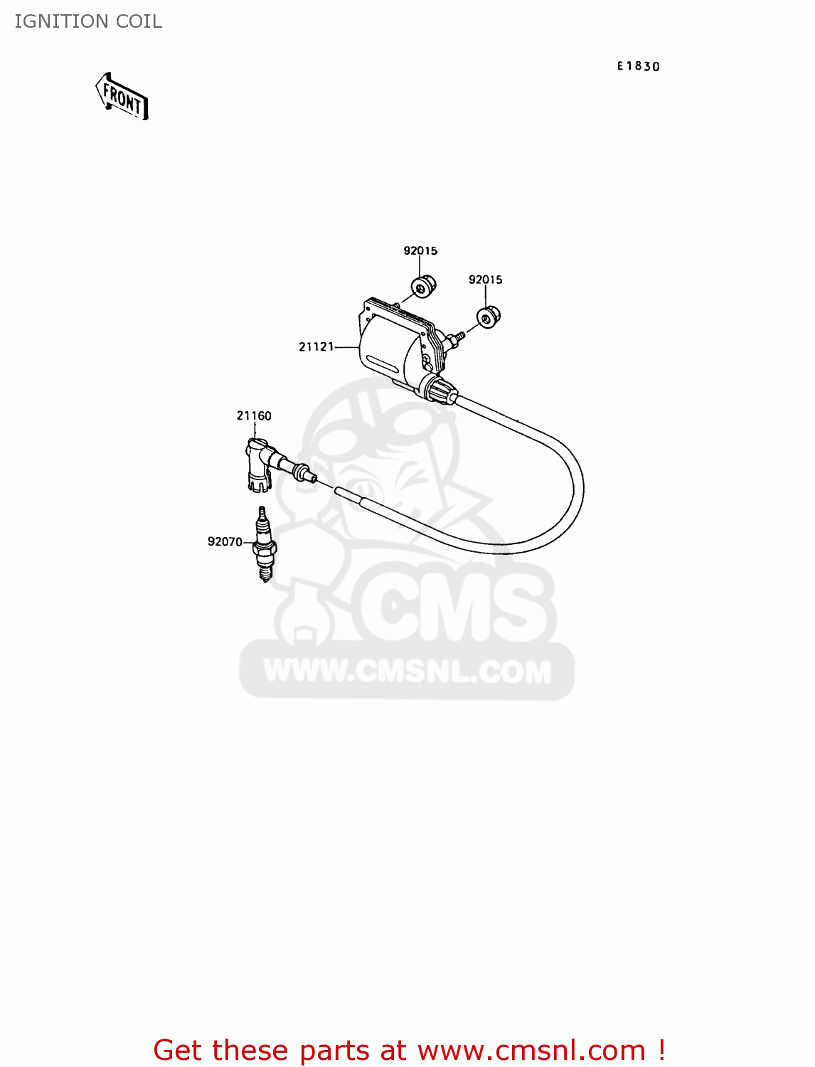 IGNITION COIL KE100-B10 1991 UNITED KINGDOM
