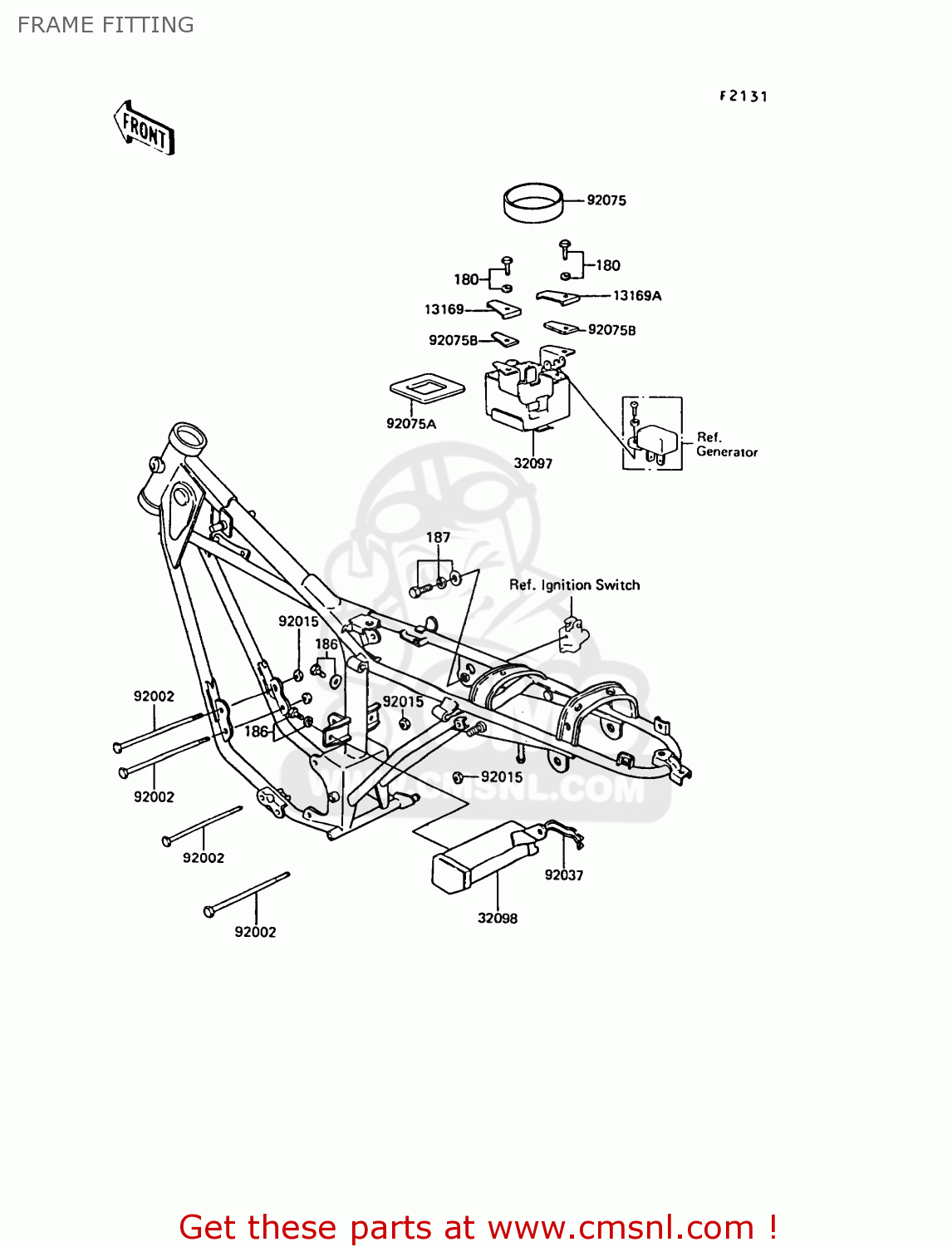 FRAME FITTING KE100-B10 1991 UNITED KINGDOM