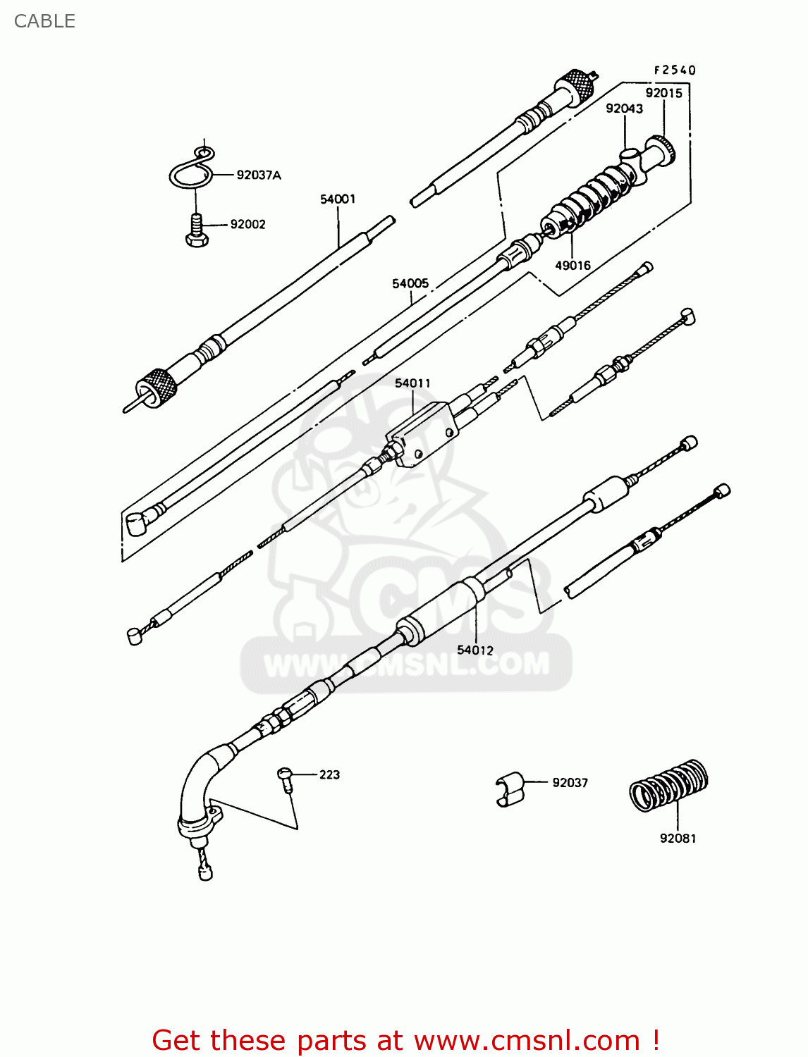 CABLE KE100-B10 1991 UNITED KINGDOM