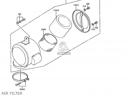 AIR FILTER - KE100-B10 1991 UNITED KINGDOM