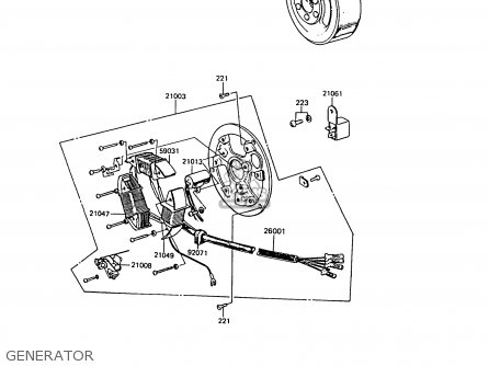 GENERATOR - KE100-B10 1991 UNITED KINGDOM