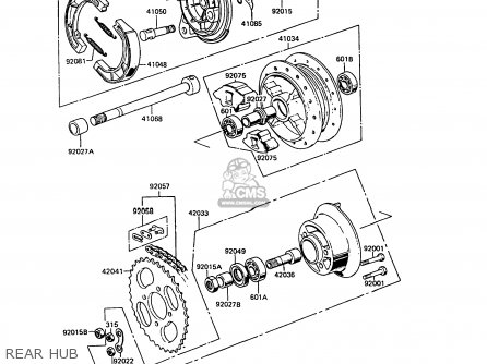 REAR HUB - KE100-B10 1991 UNITED KINGDOM