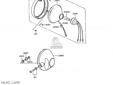 HEAD LAMP - KE100-B10 1991 UNITED KINGDOM