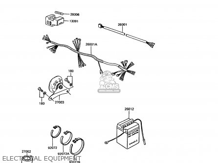 ELECTRICAL EQUIPMENT - KE100-B10 1991 UNITED KINGDOM