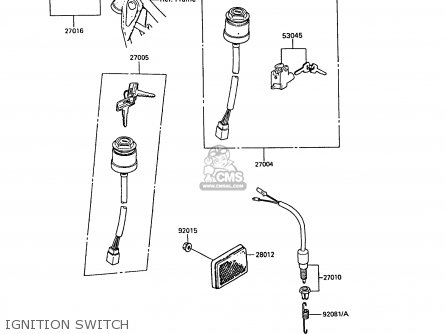 IGNITION SWITCH - KE100-B10 1991 UNITED KINGDOM