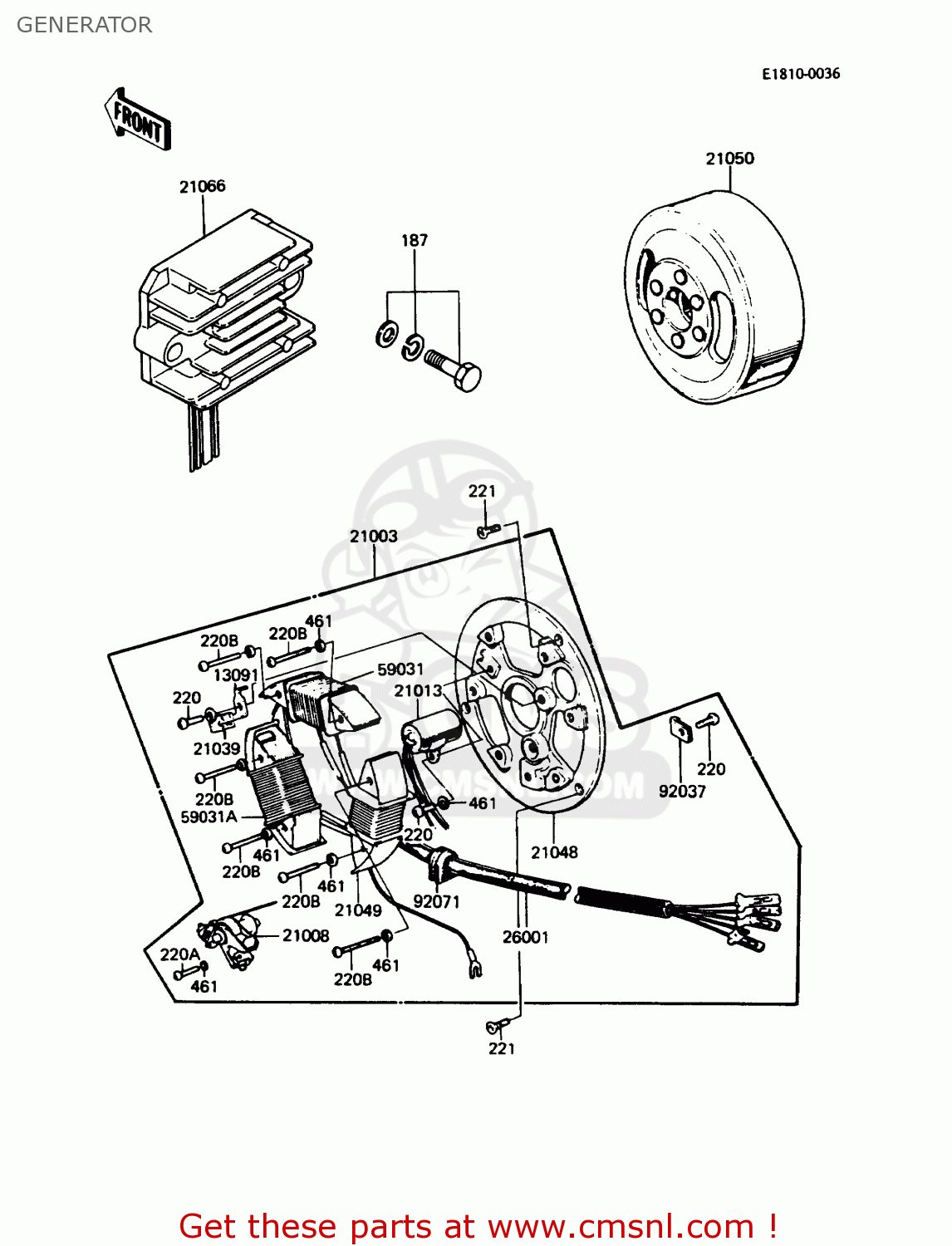 GENERATOR KE100-B10 1991 USA