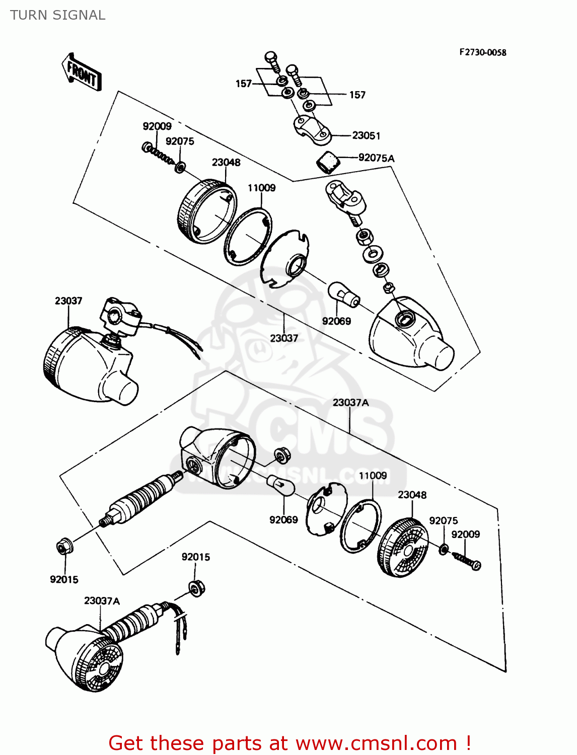 TURN SIGNAL KE100-B10 1991 USA