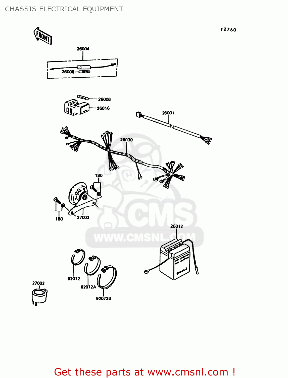 CHASSIS ELECTRICAL EQUIPMENT KE100-B11 1992 UNITED KINGDOM