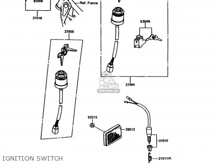 IGNITION SWITCH - KE100-B11 1992 UNITED KINGDOM