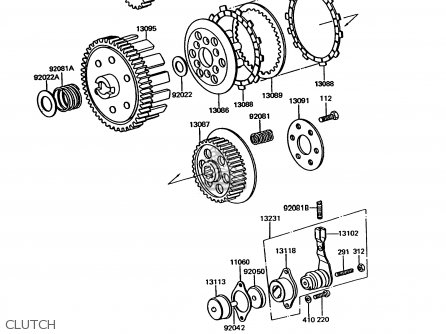 CLUTCH - KE100-B11 1992 USA CANADA