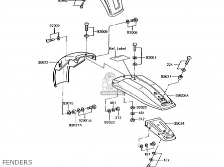 FENDERS - KE100-B11 1992 USA CANADA