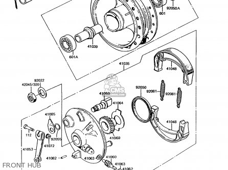 FRONT HUB - KE100-B11 1992 USA CANADA