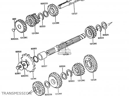 TRANSMISSION - KE100-B12 1993 USA CANADA