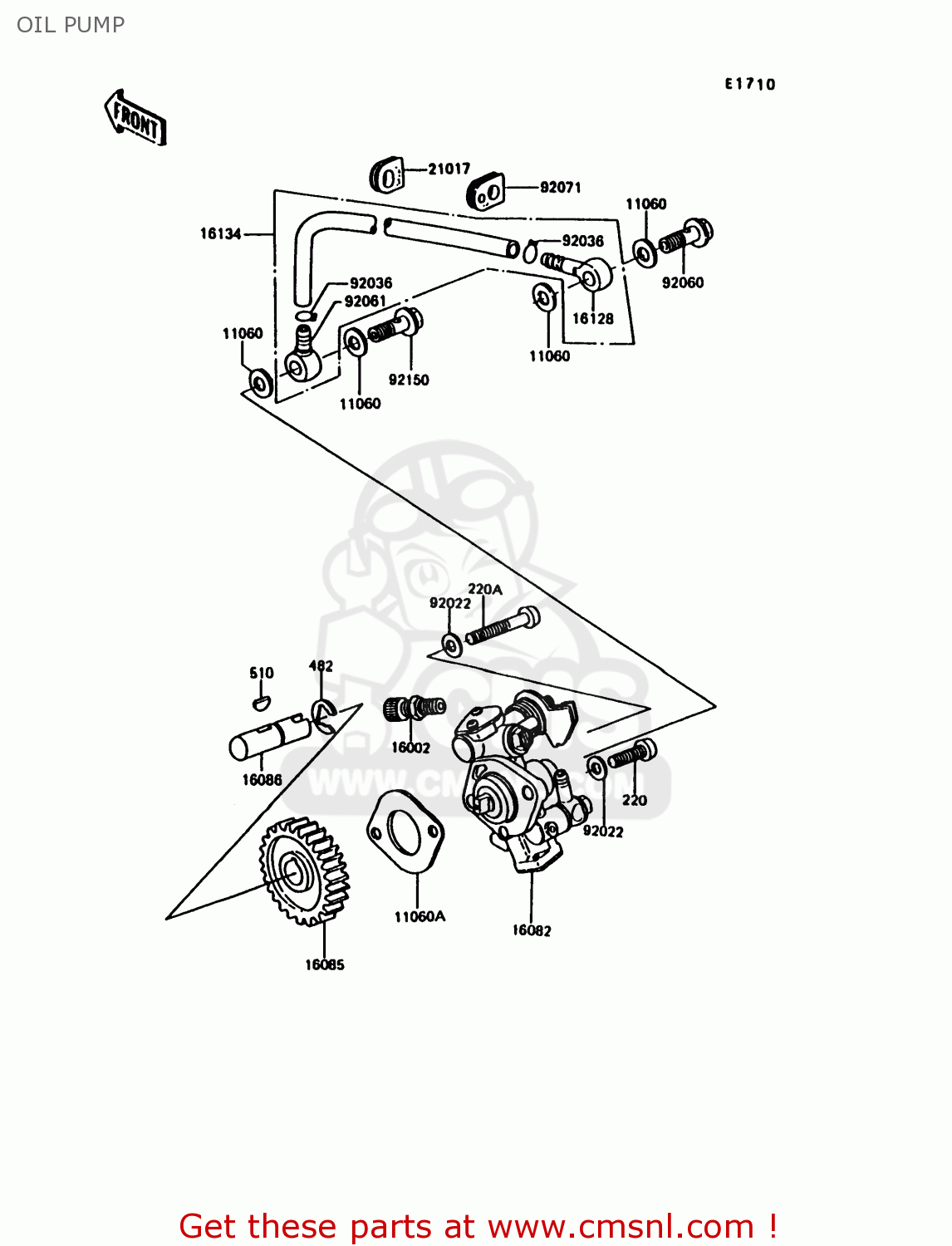 OIL PUMP KE100-B13 1994 UNITED KINGDOM