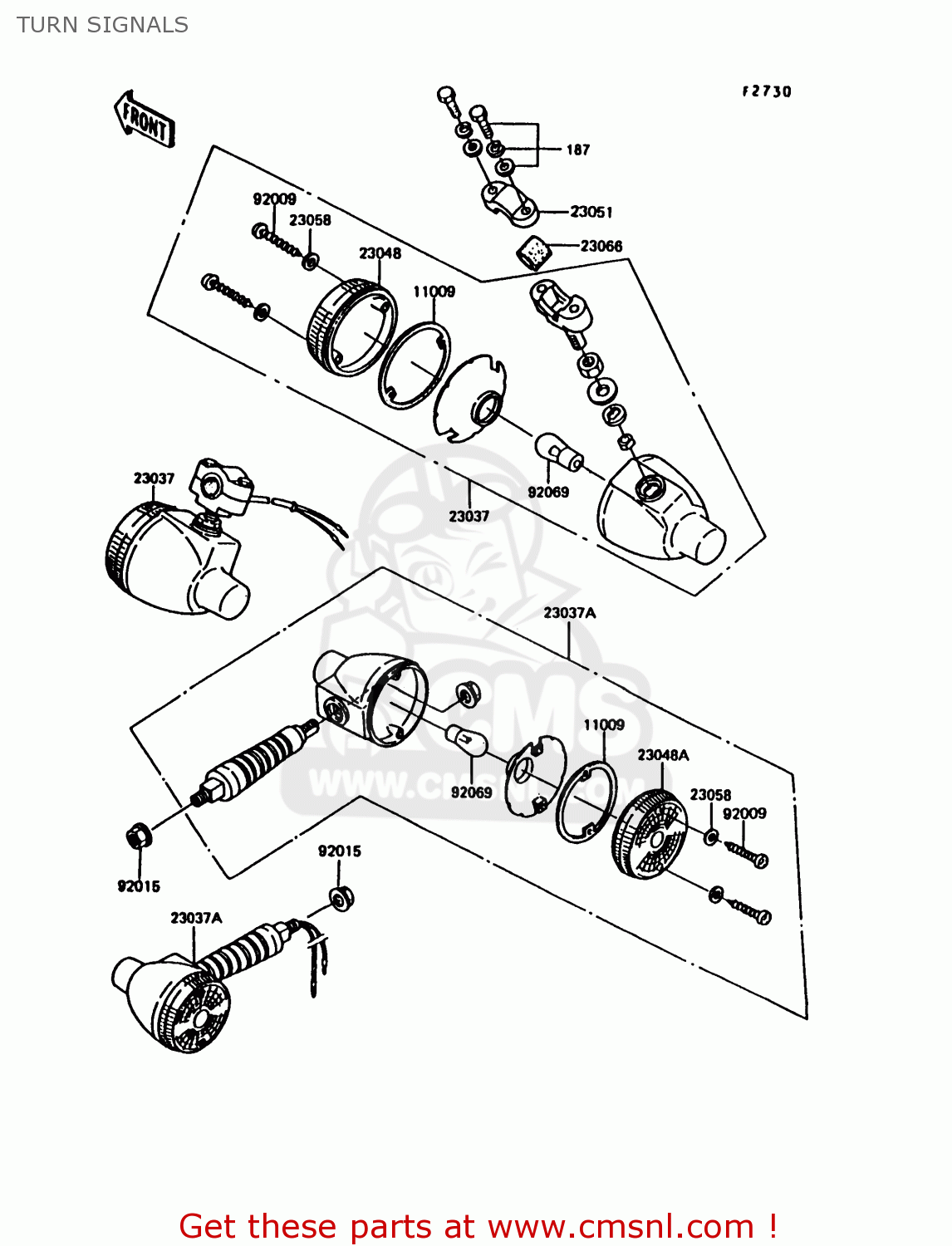 TURN SIGNALS KE100-B13 1994 UNITED KINGDOM