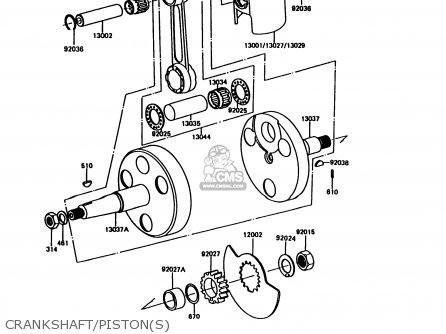 CRANKSHAFT/PISTON(S) - KE100-B13 1994 UNITED KINGDOM