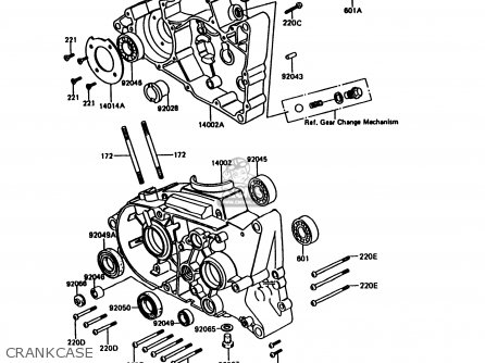 CRANKCASE - KE100-B13 1994 UNITED KINGDOM