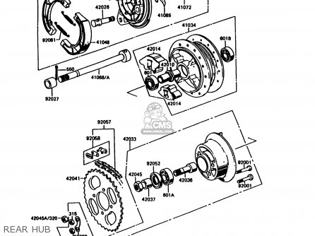 REAR HUB - KE100-B13 1994 UNITED KINGDOM