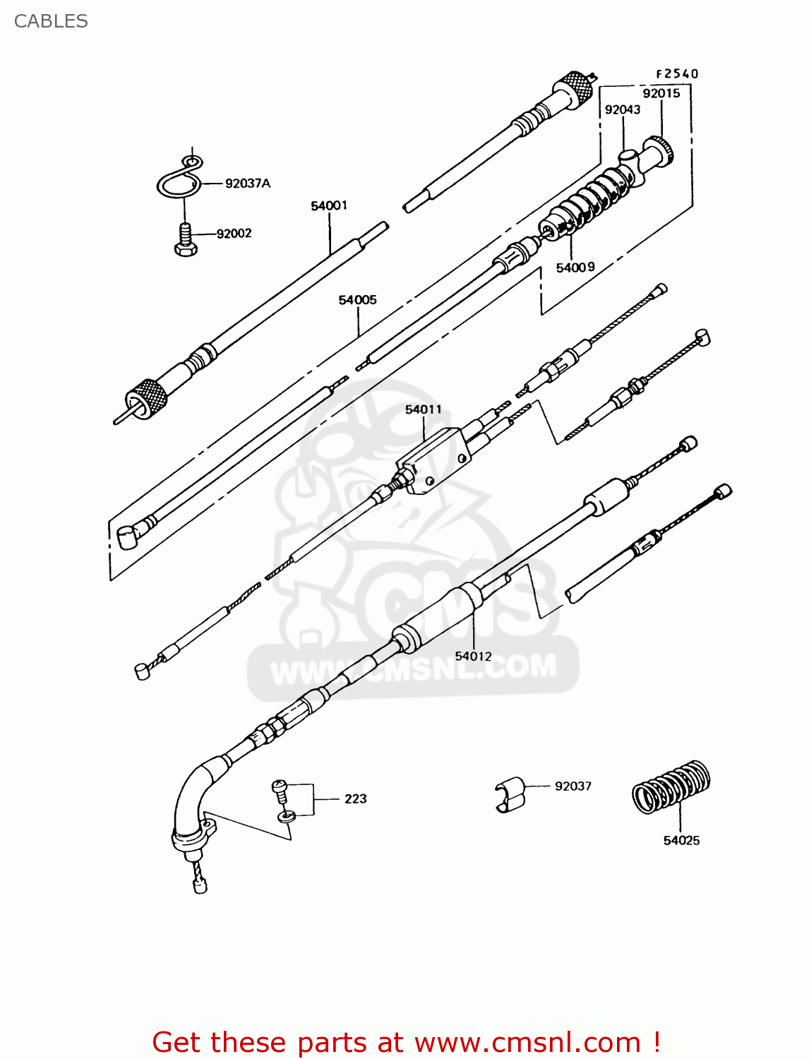 CABLES KE100-B13 1994 USA CANADA