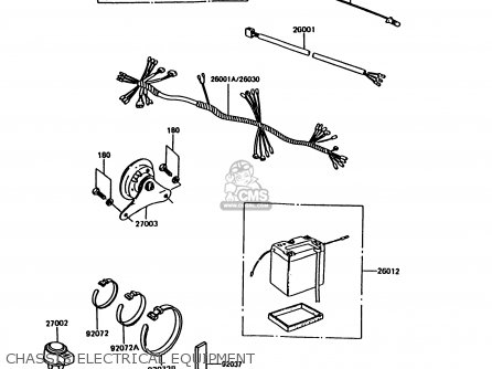 CHASSIS ELECTRICAL EQUIPMENT - KE100-B13 1994 USA CANADA
