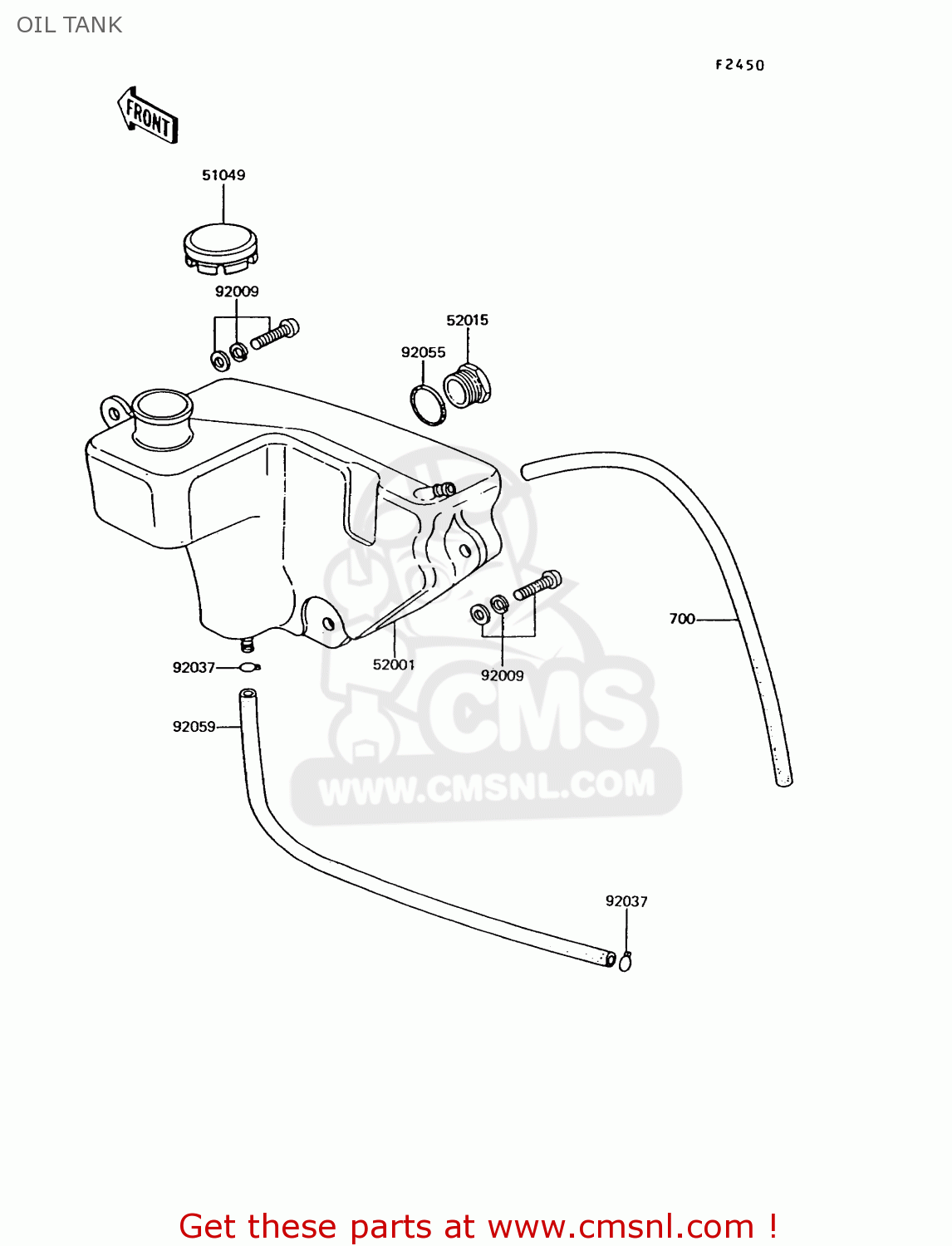OIL TANK KE100-B14 1995 USA CANADA