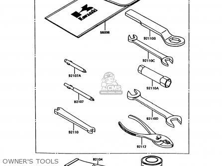 OWNER'S TOOLS - KE100-B15 1996 UNITED KINGDOM
