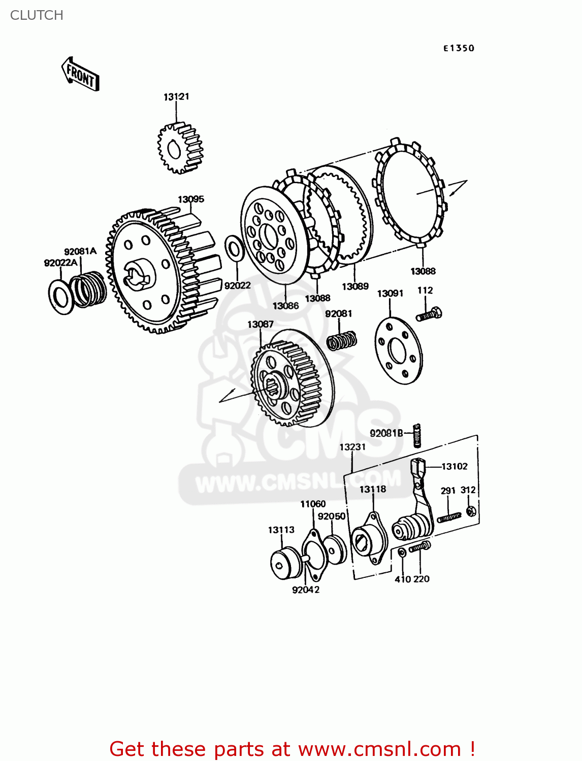 CLUTCH KE100-B15 1996 USA CANADA