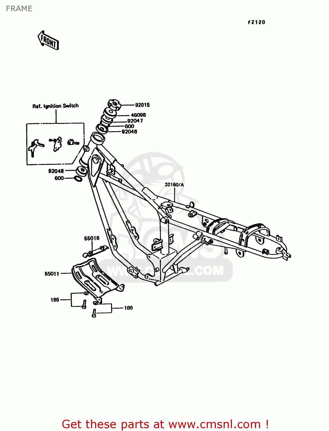 FRAME KE100-B15 1996 USA CANADA
