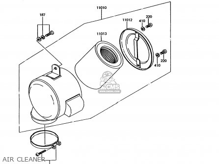 AIR CLEANER - KE100-B15 1996 USA CANADA