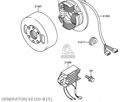 GENERATOR(KE100-B15) - KE100-B15 1996 USA CANADA