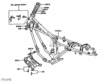 FRAME - KE100-B15 1996 USA CANADA