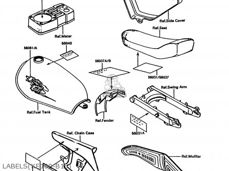 LABELS(KE100-B15) - KE100-B15 1996 USA CANADA