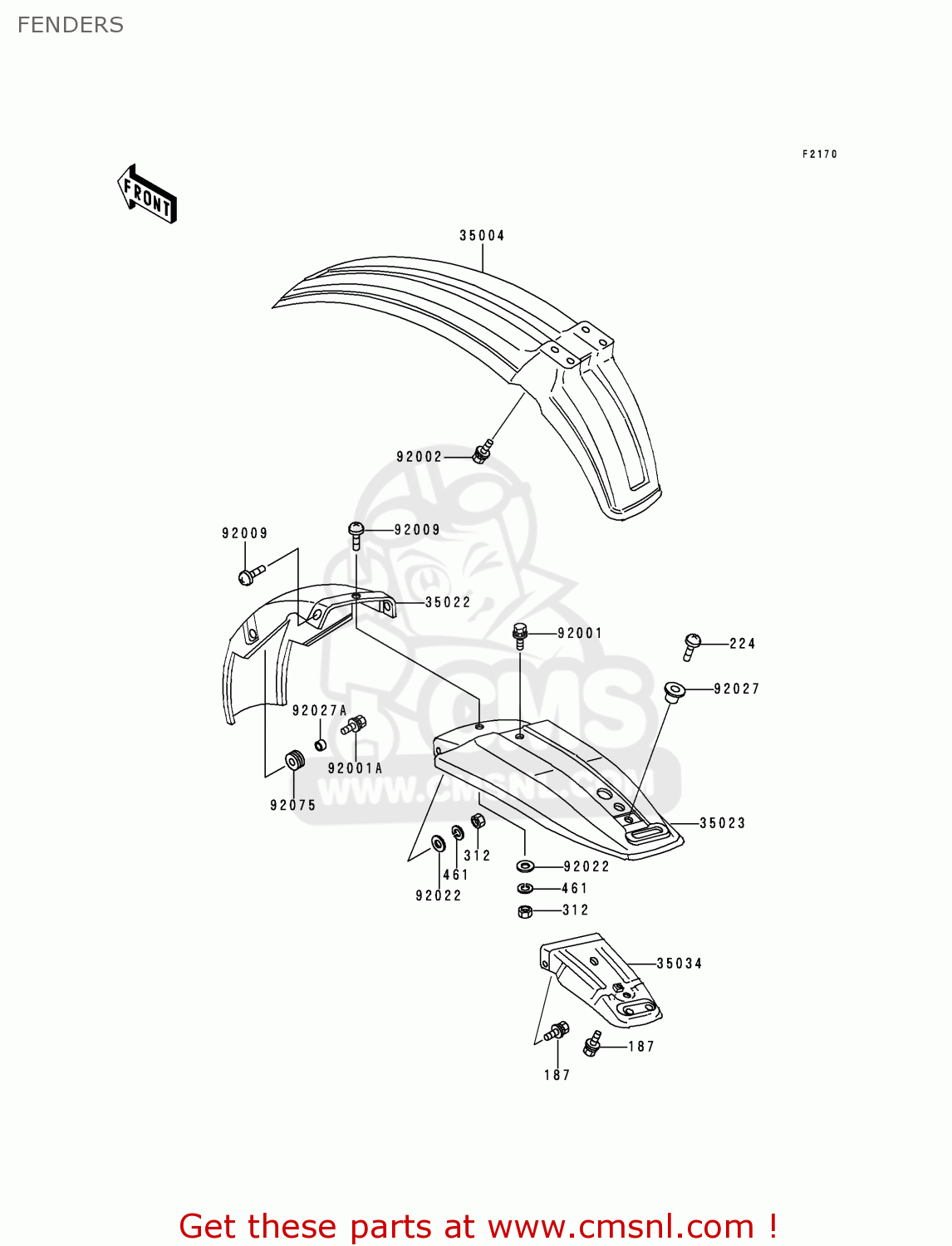 FENDERS KE100-B16 1997 USA CANADA