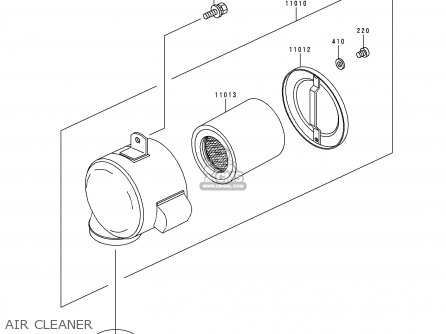 AIR CLEANER - KE100-B16 1997 USA CANADA