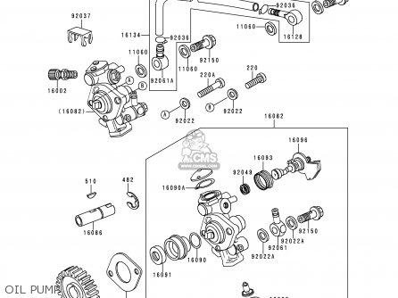 OIL PUMP - KE100-B16 1997 USA CANADA