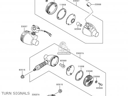 TURN SIGNALS - KE100-B16 1997 USA CANADA