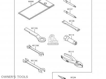 OWNER'S TOOLS - KE100-B16 1997 USA CANADA