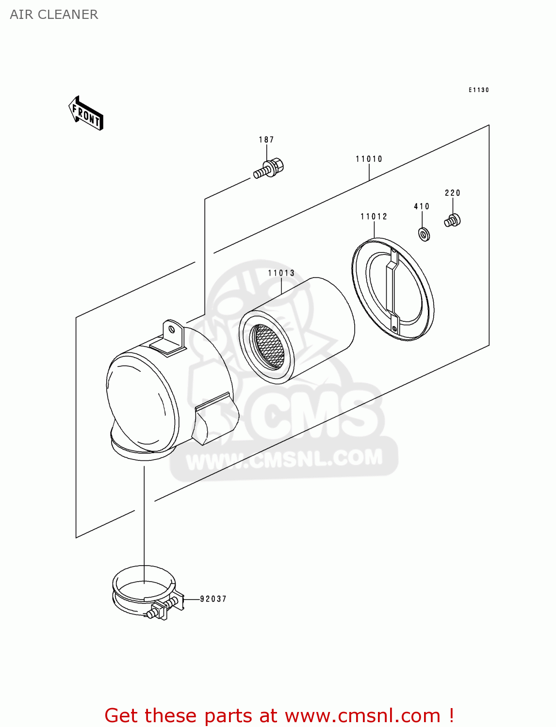 AIR CLEANER KE100-B17 1998 USA
