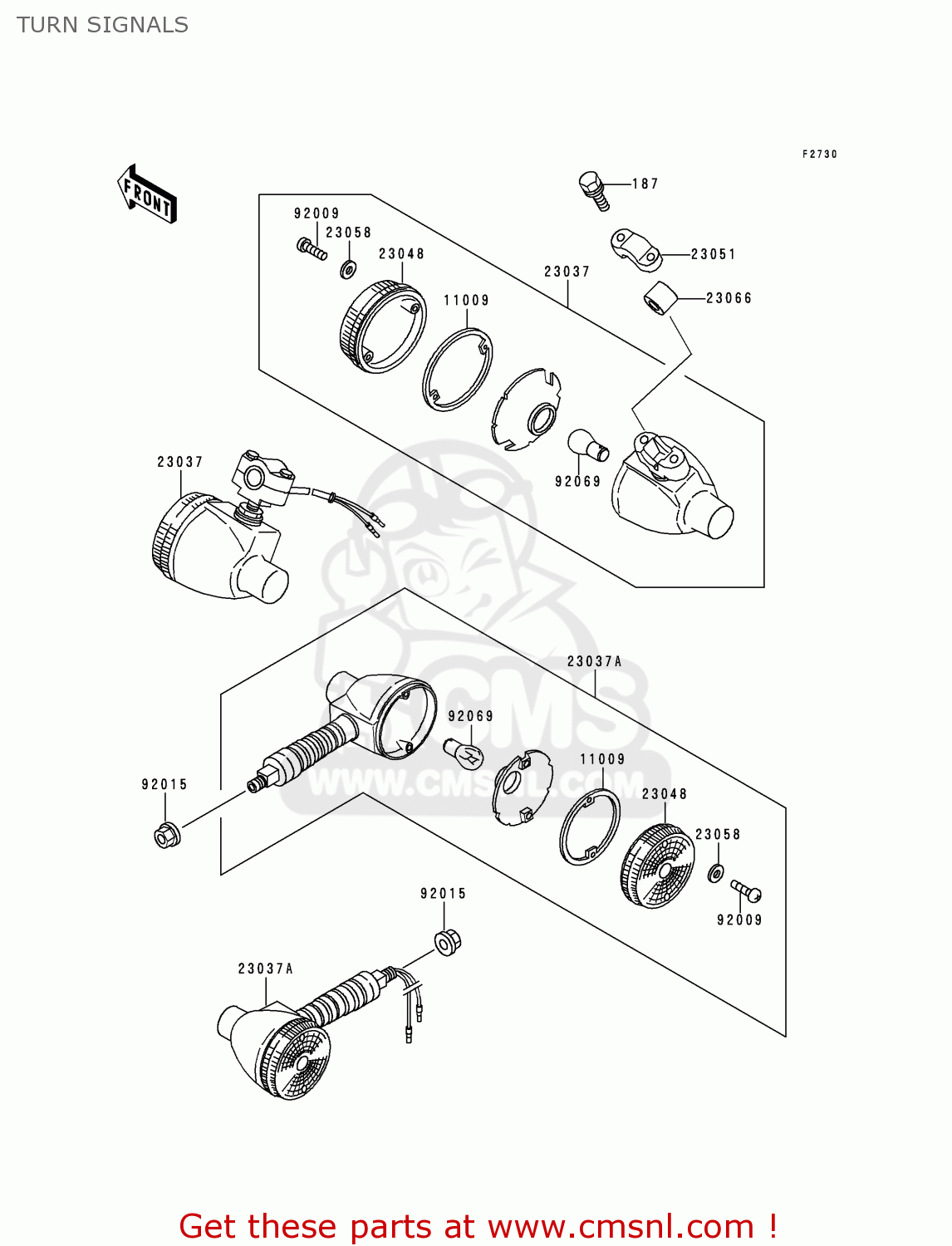 TURN SIGNALS KE100-B17 1998 USA
