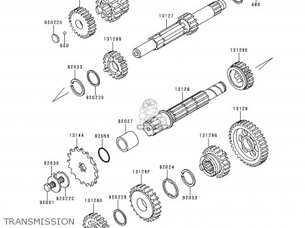 TRANSMISSION - KE100-B17 1998 USA