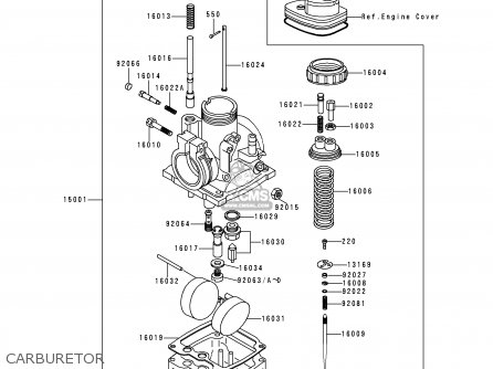 CARBURETOR - KE100-B17 1998 USA