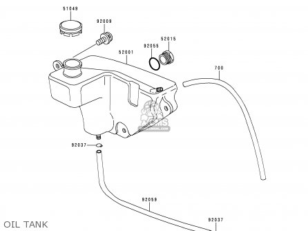 OIL TANK - KE100-B17 1998 USA