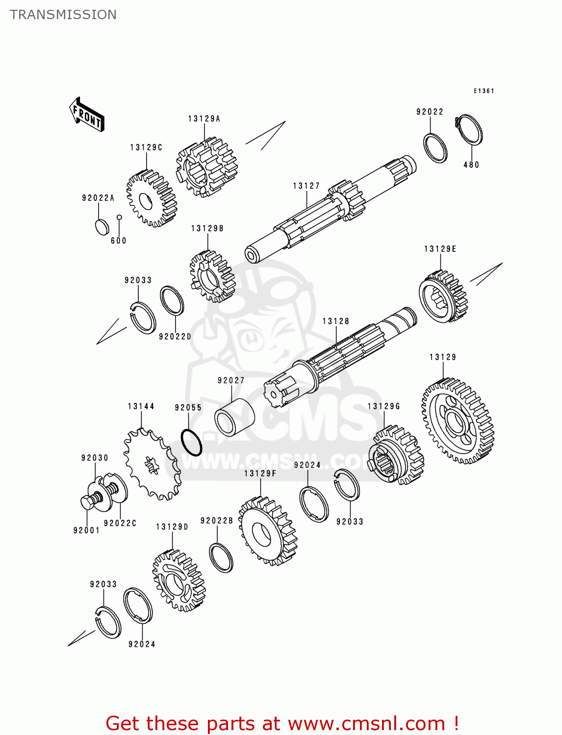 TRANSMISSION KE100-B19 2000 USA CANADA