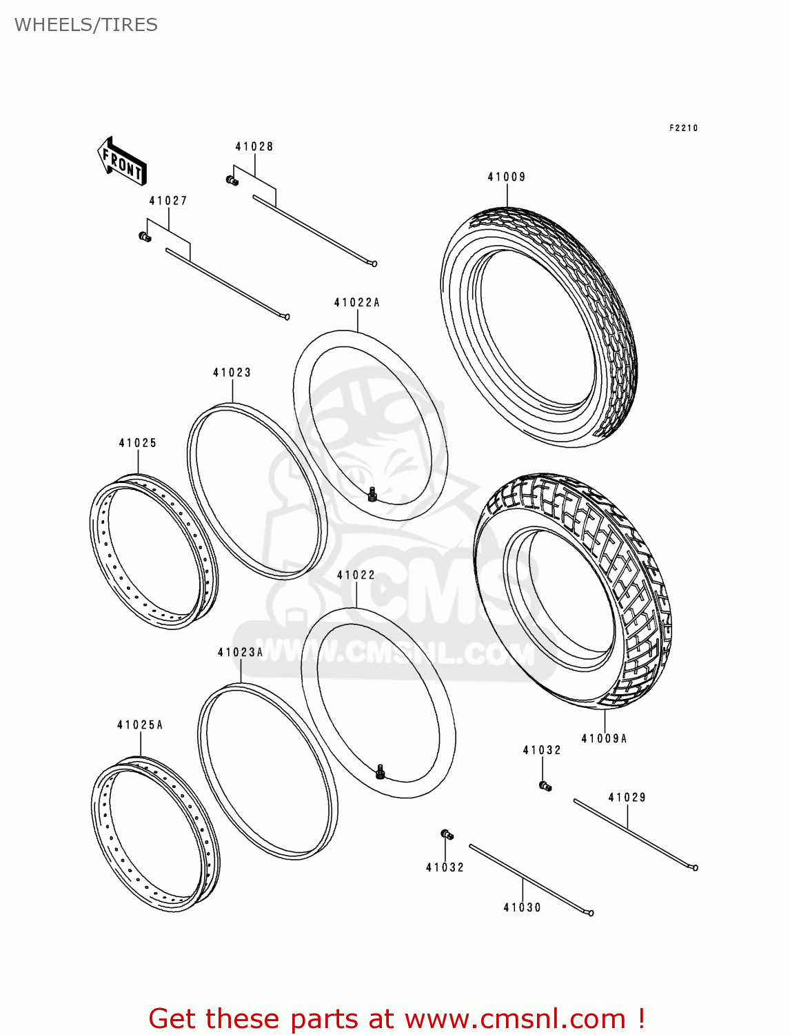 WHEELS/TIRES KE100-B19 2000 USA CANADA